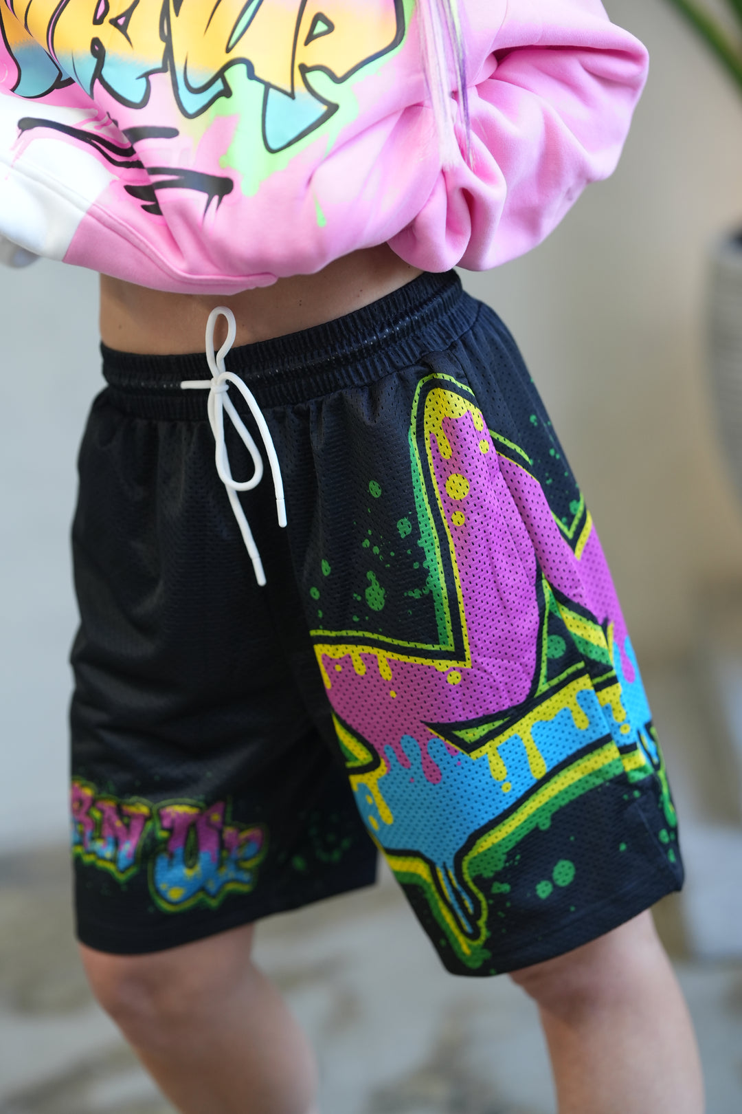 Turn Up Graffiti Shorts