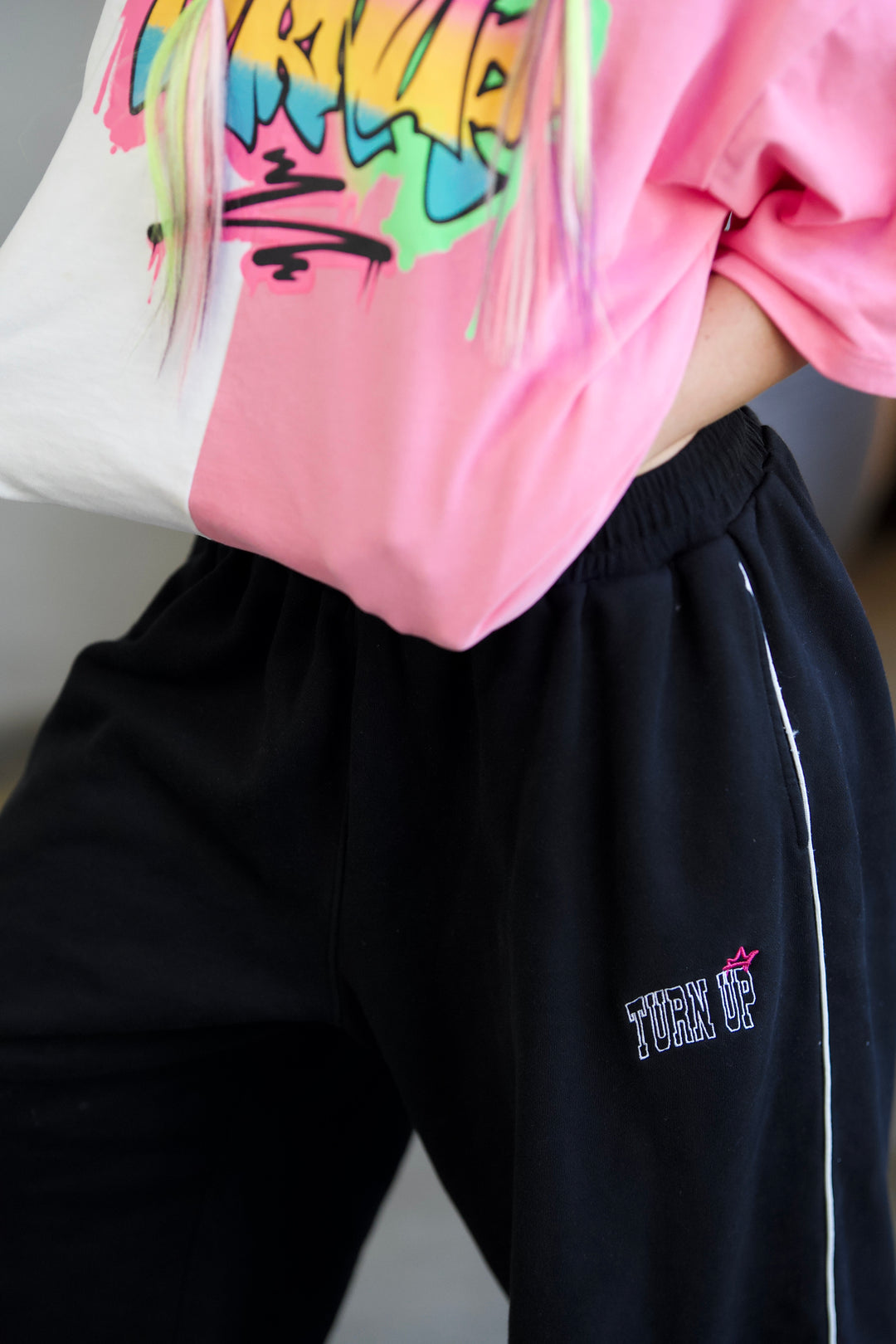 Turn Up Baggy Sweatpants
