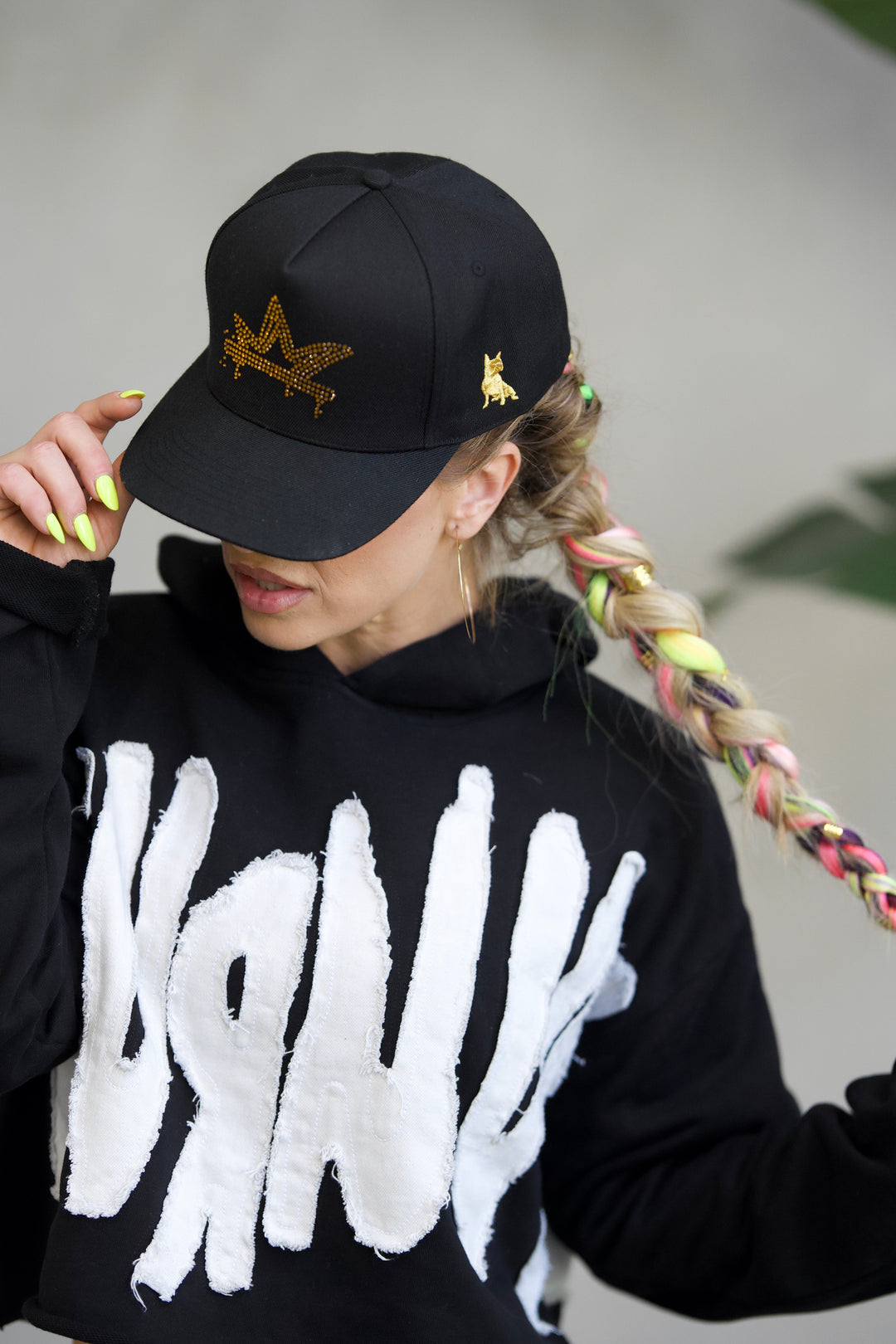 Turn Up Cropped Hoodie