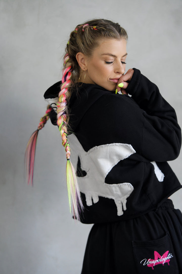 Turn Up Cropped Hoodie
