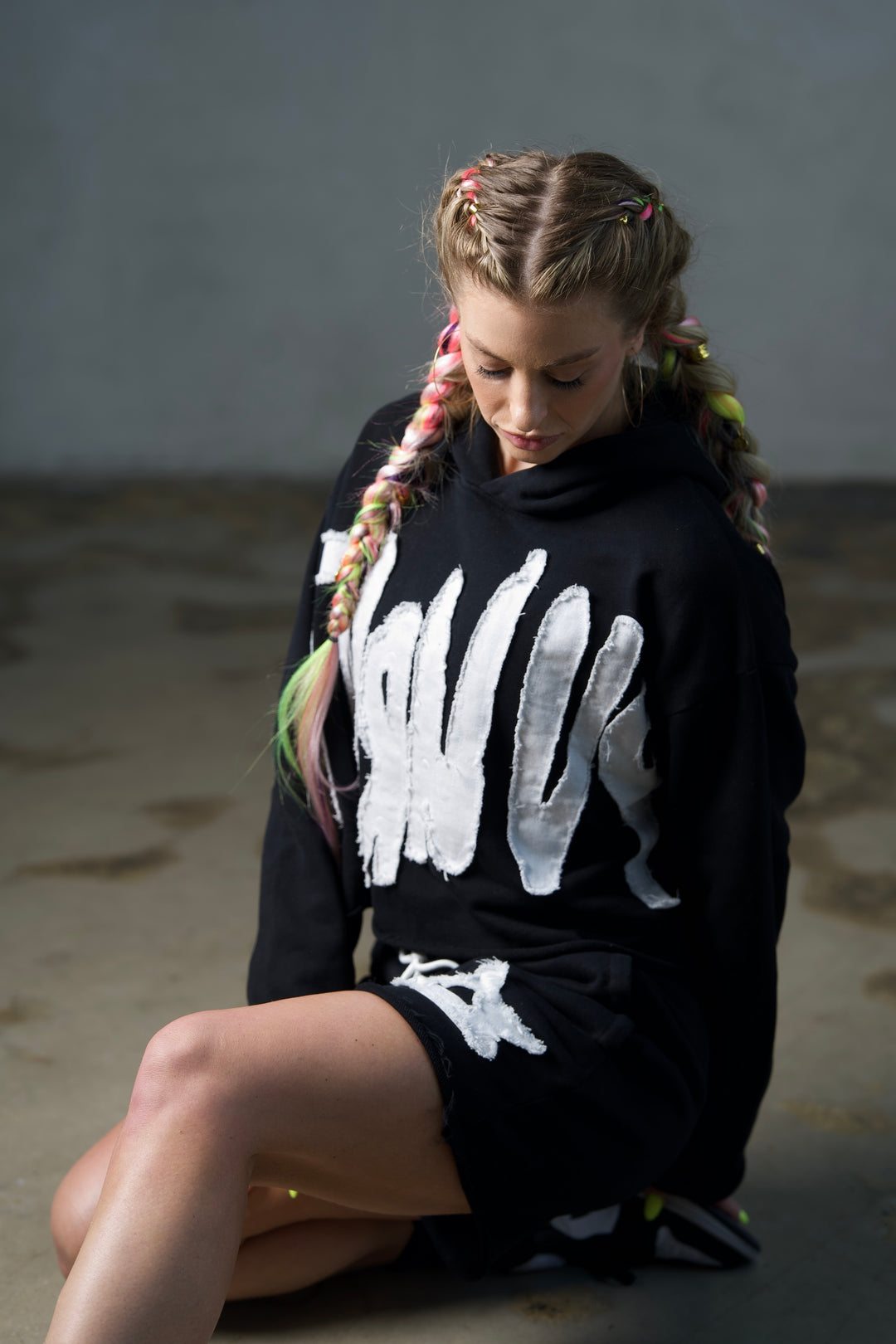 Turn Up Cropped Hoodie