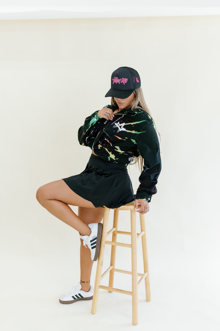 Galaxy Opal Tie Dye Flannel