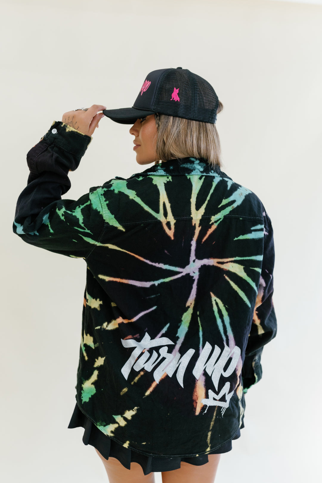 Galaxy Opal Tie Dye Flannel